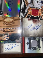 Huge Baseball Sports Card Pack Signature Relic Auto Mem Lot (10 Cards) picture
