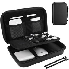 Hard Travel Electronic Organizer Case for MacBook, Chargers, Cables, Power Bank picture