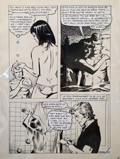 Original Comic Art 🎨 ✨️ published 1971/76 French, Italian War Spy Crime picture