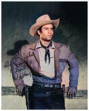 RARE COLOR STILL CLINT WALKER SIGNED  picture