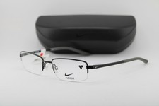 NEW NIKE FLEXON 4292 001 BLACK GUNMETAL GREY AUTHENTIC EYEGLASSES 53-19 picture
