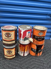 6 Harley Davidson OEM Paint Cans. 3 Unopened. picture