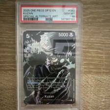 Namco One Piece Kuzan OP10-082 Legacy of the Master SR SP Alt Art Foil PSA 10 picture