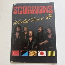 Scorpions - World Tour '84 Concert Tour Program Booklet - Music Memorabilia picture