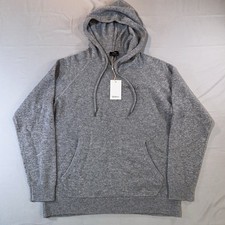 Quince Mongolian Cashmere Hoodie Gray Mens Large Sweater picture