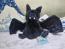 Ganz Webkinz Classic Bat Stuffed Animal HM367 c.2008 WITH SEALED CODE picture
