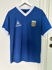 Argentina 1986 Away Reissue Maradona vs England Authentic Jersey picture