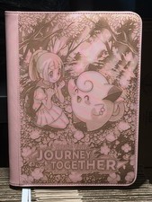 Journey Together Lillies Celfairy Laser Engraved 9 Slot 360 Card Binder Pokémon picture