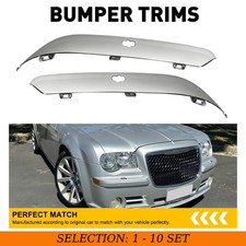 2-20 Bumper Exterior Molding Trim For Chrysler 300S 2010 Front Left&Right Chrome picture