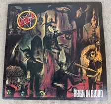 Slayer Reign in Blood 1986 US 1st Press Def Jam GHS 24131 LP w/ Insert picture