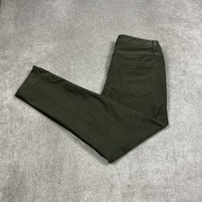 Lululemon ABC Slim Fit 5 Pocket Pants Mens 32 x 30 Green Utilitech Stretch picture