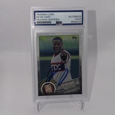 KEVIN HART 2015 TOPPS RARE FIRST PITCH CARD PSA/DNA WHITE SOX AUTHENTIC AUTO picture