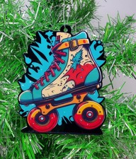1980's Roller Skate Holiday Ornament -  picture