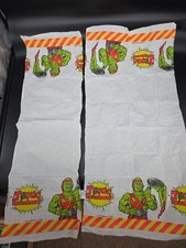 Vintage Toxic Crusaders Paper Table Cloth 1991 Very Rare As Is Troma Inc  picture