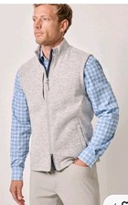 NWT LARGE JOHNNIE-O DENALIS FLEECE VEST JACKET MSRP $138 picture