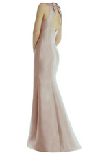 Alfred Sung D824 Toasted Sugar Jewel Neck Open Back Bow Gown Size 10 $240 picture
