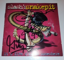 Guns N Roses - Slash's Snakepit CD - Signed by Slash, Gilby & Eric Drover picture