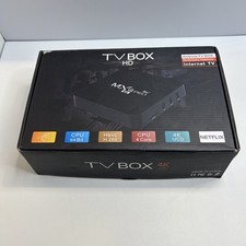 MXQ Pro 4K Android TV Box 64 Bit Quad Core Hevc H.265 4K UCD Netflix Wi-Fi HDMI. picture