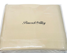 Peacock Alley 3Pc Set Coverlet Matelasse Dense Cotton Queen Angelina Beige-Gold picture