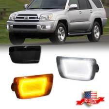 Smoke Switchback LED Front Corner DRL Turn Signal Light For 03-05 Toyota 4Runner picture