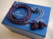 Unique Melody MEST Indigo Electrostatic Bone Conduction Flagship IEM Earphones picture
