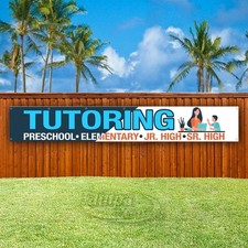 TUTORING Advertising School Students Vinyl Banner Flag Sign USA XL02493 picture