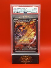 Pokemon TCG PSA Gem Mint 10 Team Rocket's  Moltres ex 229/182 SIR picture