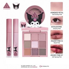 KUROMI STYLENANDA 3CE EYESHADOW PALETTE LIQUID LIPSTICK BLUSH GIFT SET picture