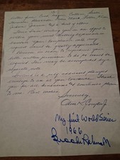 Brooks Robinson Writes My Greatest Moment In Baseball Handwritten Note JSA LOA picture