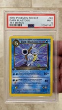 2000 Pokémon 1st Edition Team Rocket Dark Blastoise Rare 20/82 PSA 9 Mint picture