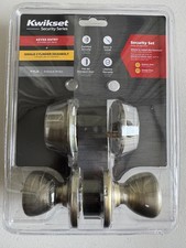 Kwikset Tylo Keyed Entry Single + Cylinder Deadbolt (Antique Brass) picture
