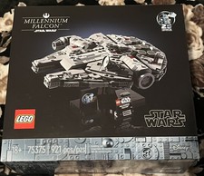 LEGO Star Wars Millennium Falcon Set 75375 921pcs 18+ Display Stand Included picture