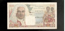 French Equatorial Africa, 1947, 100 Francs, P-24, CRISP VF+ picture