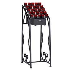 Wrought Iron Devotional Candle Light Stand - 25 Cup For Convenient Candle Access picture