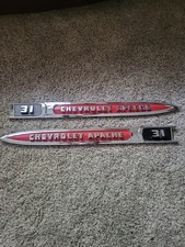 Vintage 1958-59  Chevy Apache  Fender   31 Mouldings 1 Pair Nice picture