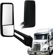 Door Mirror Black fit for 2013-2022 Peterbilt 579 Truck Left Left,  picture