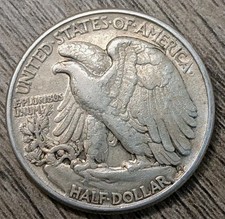 1946-P VF 90% Silver Walking Liberty Half Dollar -  #3 picture