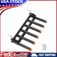 Garvee 60 in Clamp On Debris Forks Clamp-On Pallet Fork 4000 LBS Capacity Load picture