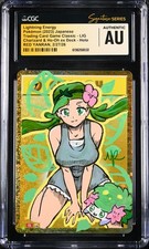 CGC AUTHENTIC AUTO Energy Red Yanran Signature Mallow & Shaymin Holo Pokémon picture