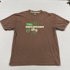 LRG Shirt Mens 3XL Brown Resolutionary Roots Graphic Tee Streetwear Logo Nature picture