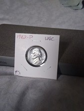 1962-P Jefferson Silver Nickel UNC Full Steps  picture