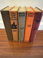 Vintage Zane Grey Lot Of 5 HC, Grosset&Dunlap picture