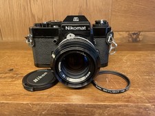 *Near Mint ++* Nikon Nikomat EL Black Camera New Nikkor 50mm F/1.4 Lens Non Ai picture