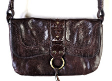 Frye Corrine Crossbody Bag Purse Cognac Brown Leather Embossed  picture