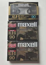 Lot of 3 New MAXELL XLII-S 90 HIGH BIAS Type II Vintage Cassette Tape picture