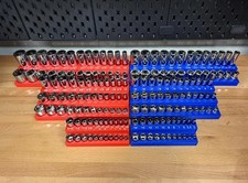 Icon 1/2, 3/8 & 1/4 Compatible Chrome Socket Organizers | SAE + Metric picture