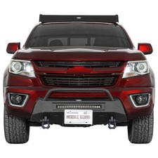 Bull Bar Blink Stubby Steel Front Bumper w/ Light Bar Fit 15-20 Chevy Colorado picture