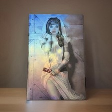 NINJA FUNK #1 FROSTY MUG EXCLUSIVE NATALI SANDERS CHROME FOIL VIRGIN VARIANT NM picture