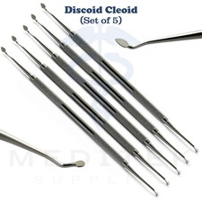 5Pcs Discoid Cleoid Carver Amalgam Dental Excavator Restorative Flash Remover picture