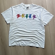 Vintage 1985 Grateful Dead Dancing Bears T-Shirt Anvil Made in USA XL picture